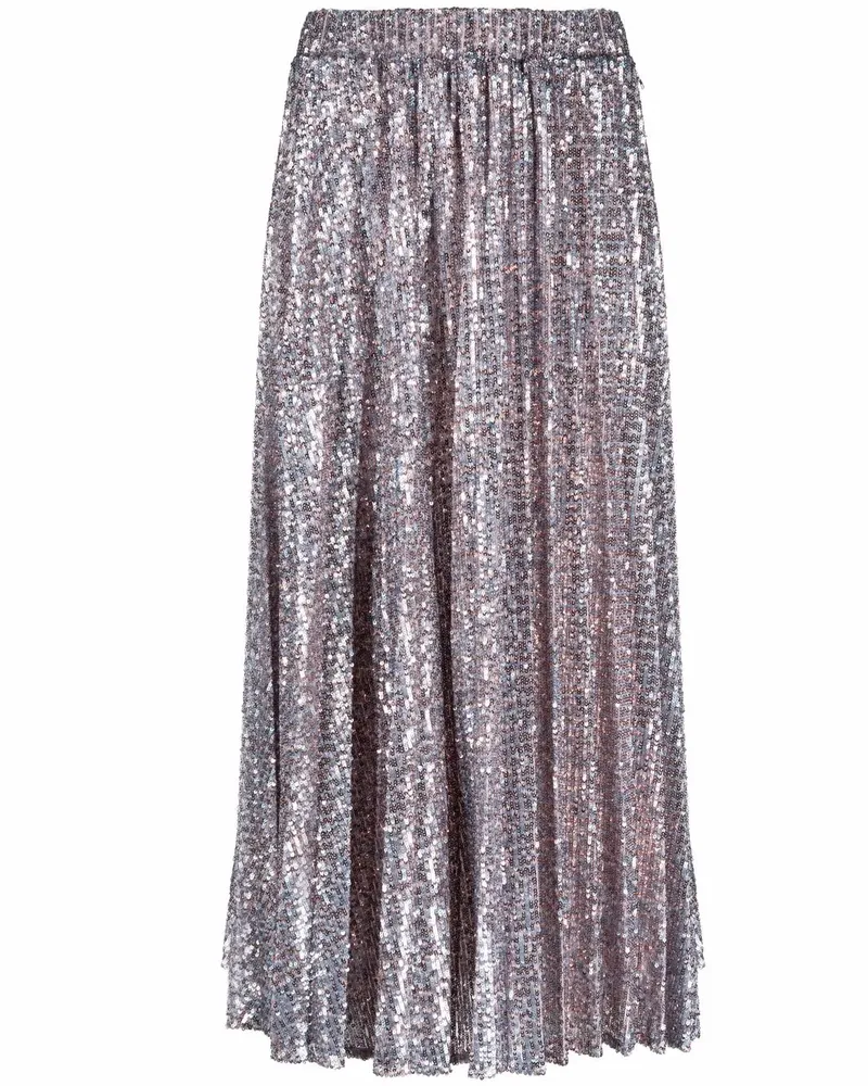 Patrizia Pepe Rock mit Pailletten - Rosa Rosa