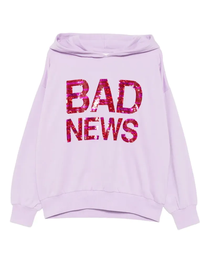 ASHISH Bad News Hoodie - Violett Violett