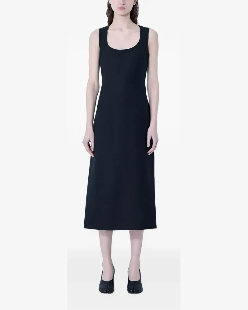 Jacquemus Tablier Midikleid - Schwarz Schwarz