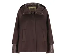 Kapuzenjacke aus Kaschmir - Braun