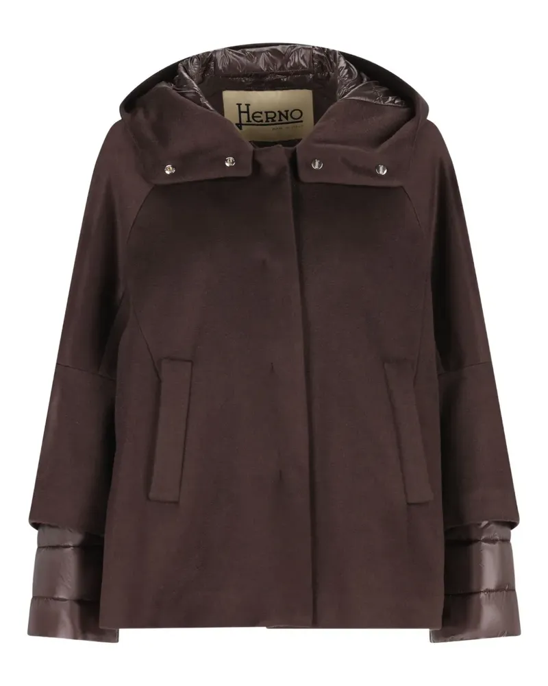 Herno Kapuzenjacke aus Kaschmir - Braun Braun