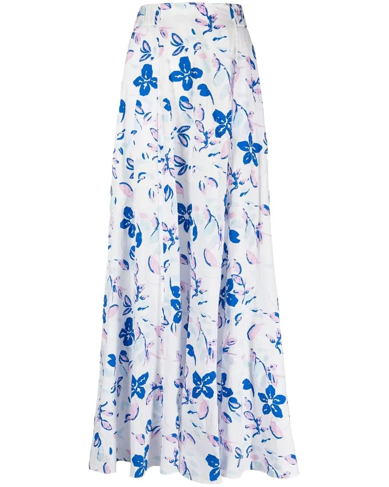 Dorothee Schumacher Maxirock mit Print - Weiß Weiß