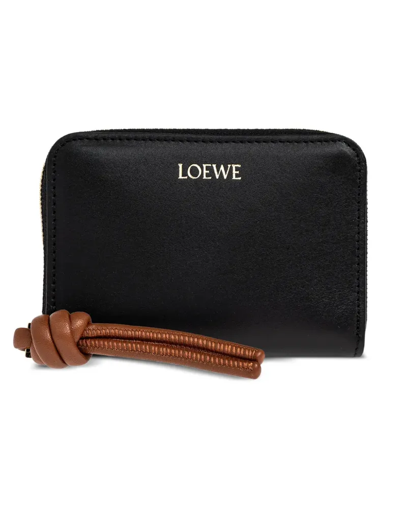 Loewe Portemonnaie mit Reißverschluss - Schwarz Schwarz
