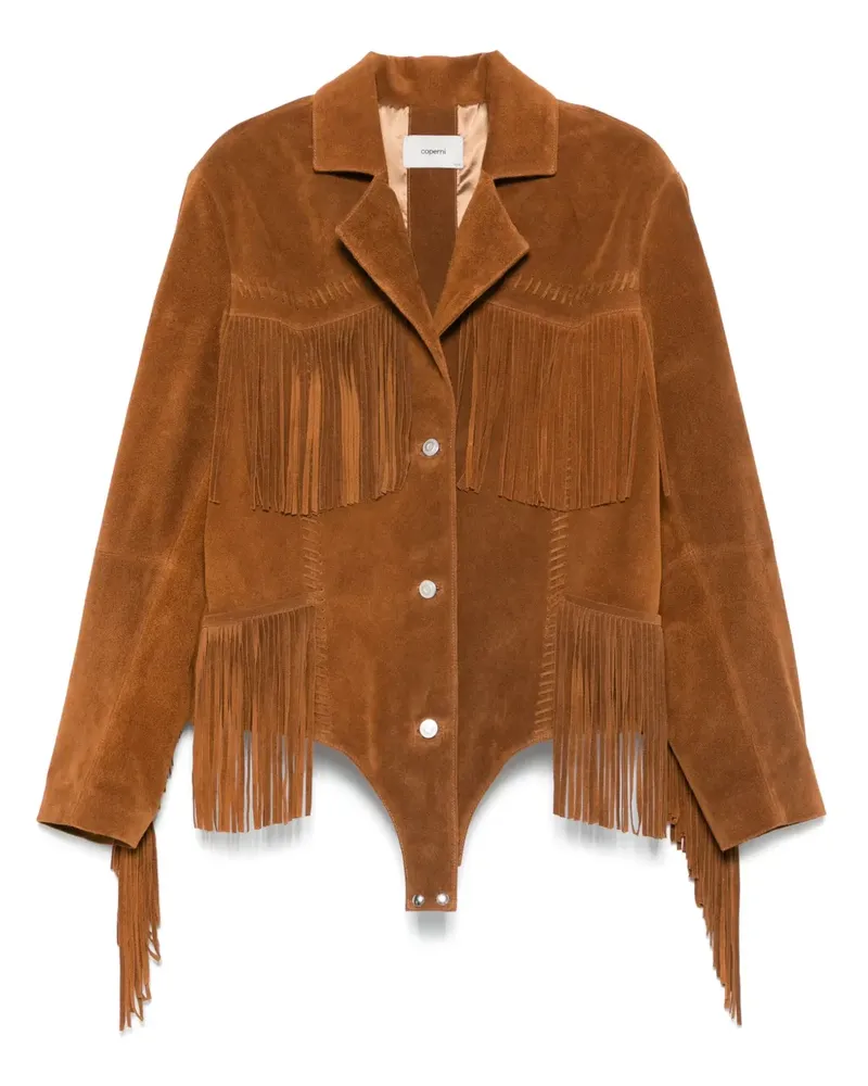 COPERNI Wildlederjacke mit Fransen - Braun Braun