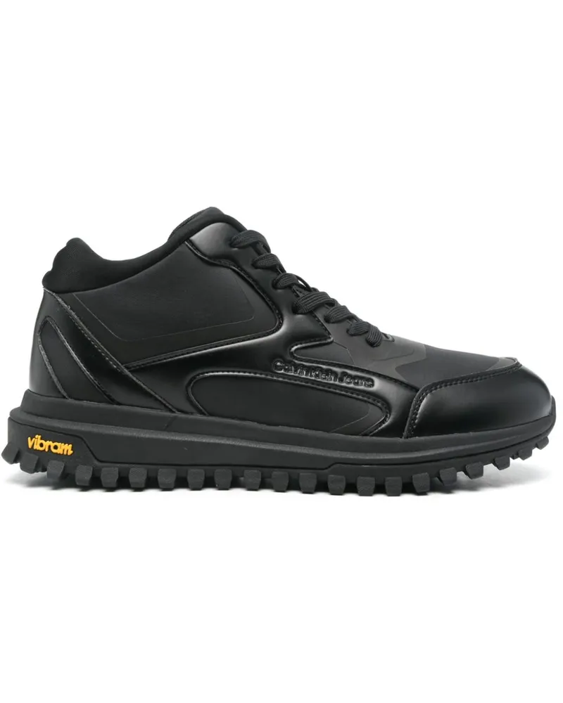 Calvin Klein Sneakers mit Logo-Prägung - Schwarz Schwarz