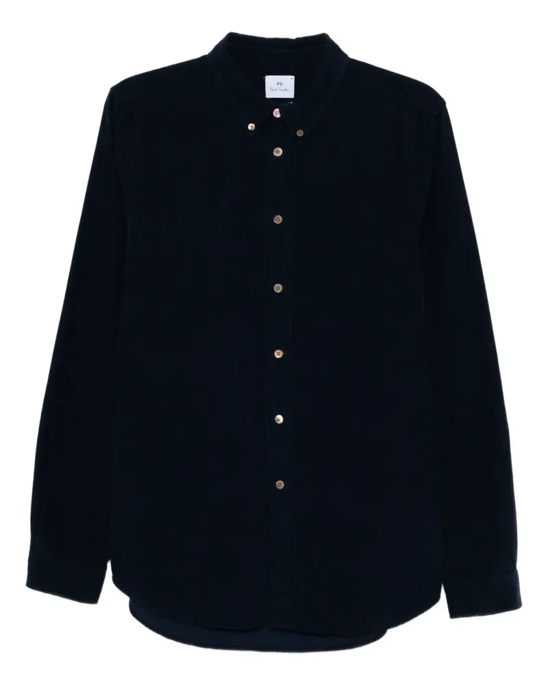 Paul Smith Hemd aus Cord - Blau Blau