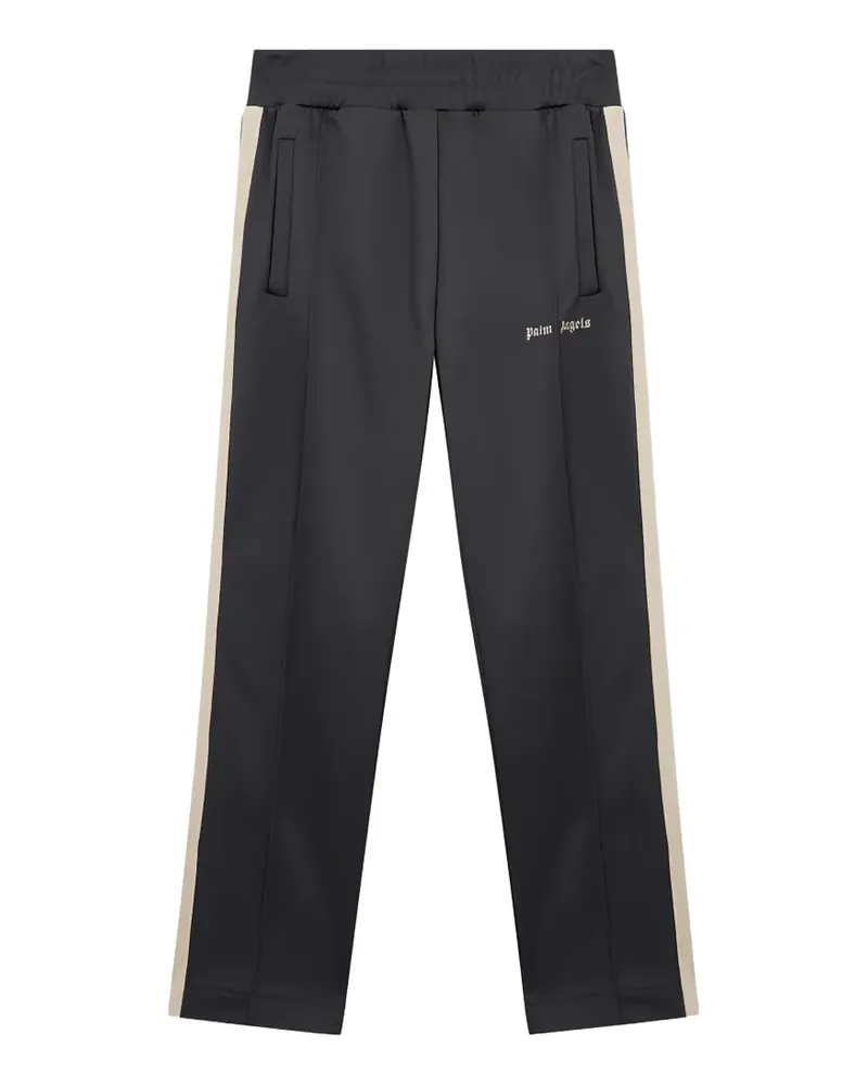 Palm Angels logo-print side-stripe track pants - Grau Grau