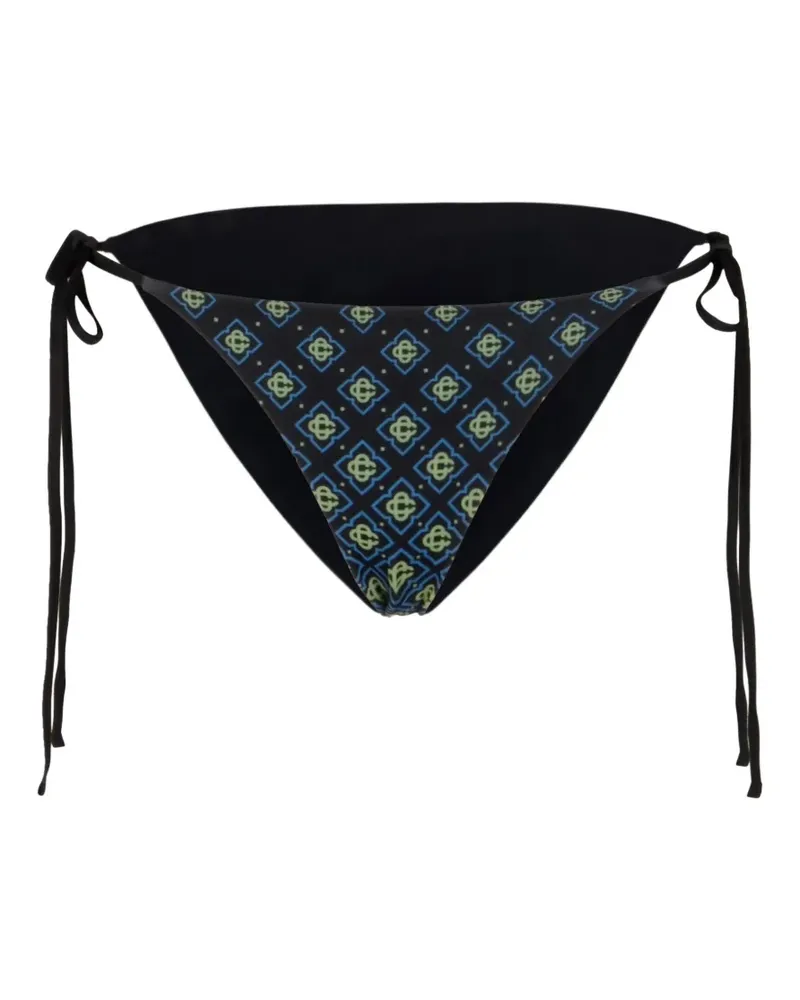 Casablanca Paris Bikinihöschen mit Monogramm - Schwarz Schwarz