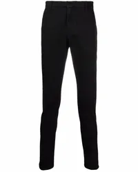 Dondup Klassische Slim-Fit-Chino Schwarz