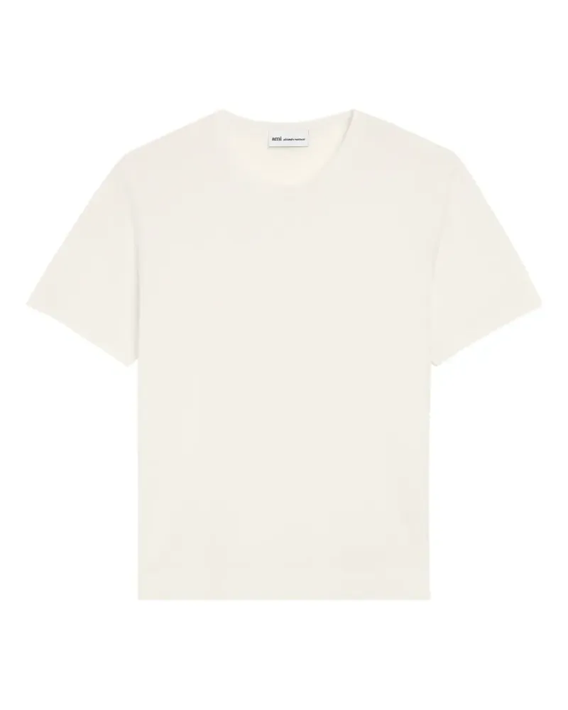 AMI Paris T-Shirt mit rundem Ausschnitt - Nude Nude