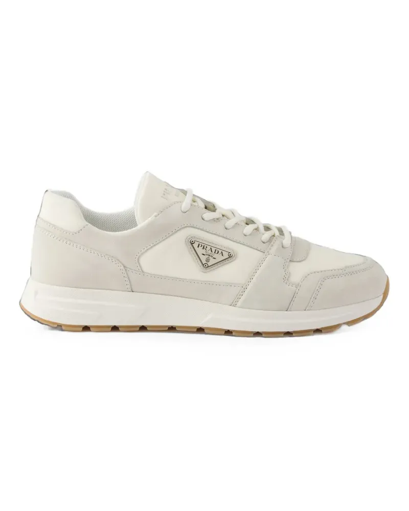 Prada Prax Sneakers aus Wildleder und Re-Nylon - Nude Nude
