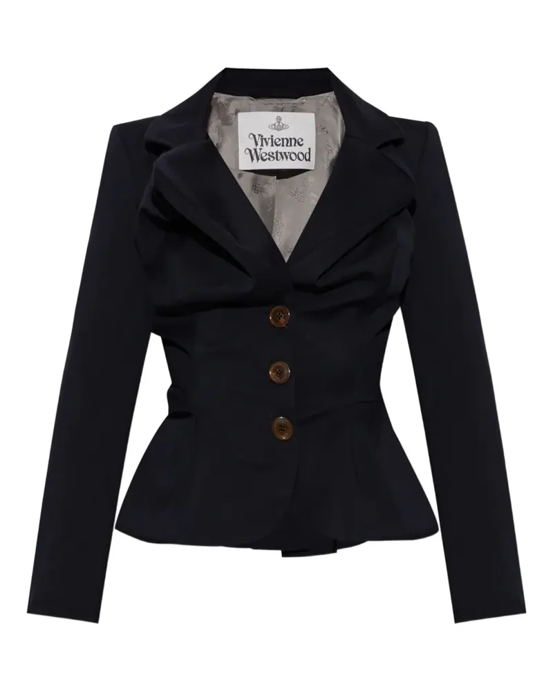 Vivienne Westwood Blazer mit Schößchen - Schwarz Schwarz