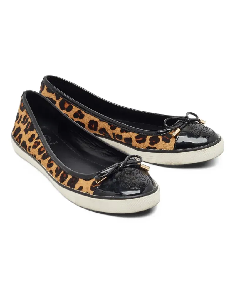 Tory Burch Skyler Ballerinas mit Leopardenprint - Braun Braun
