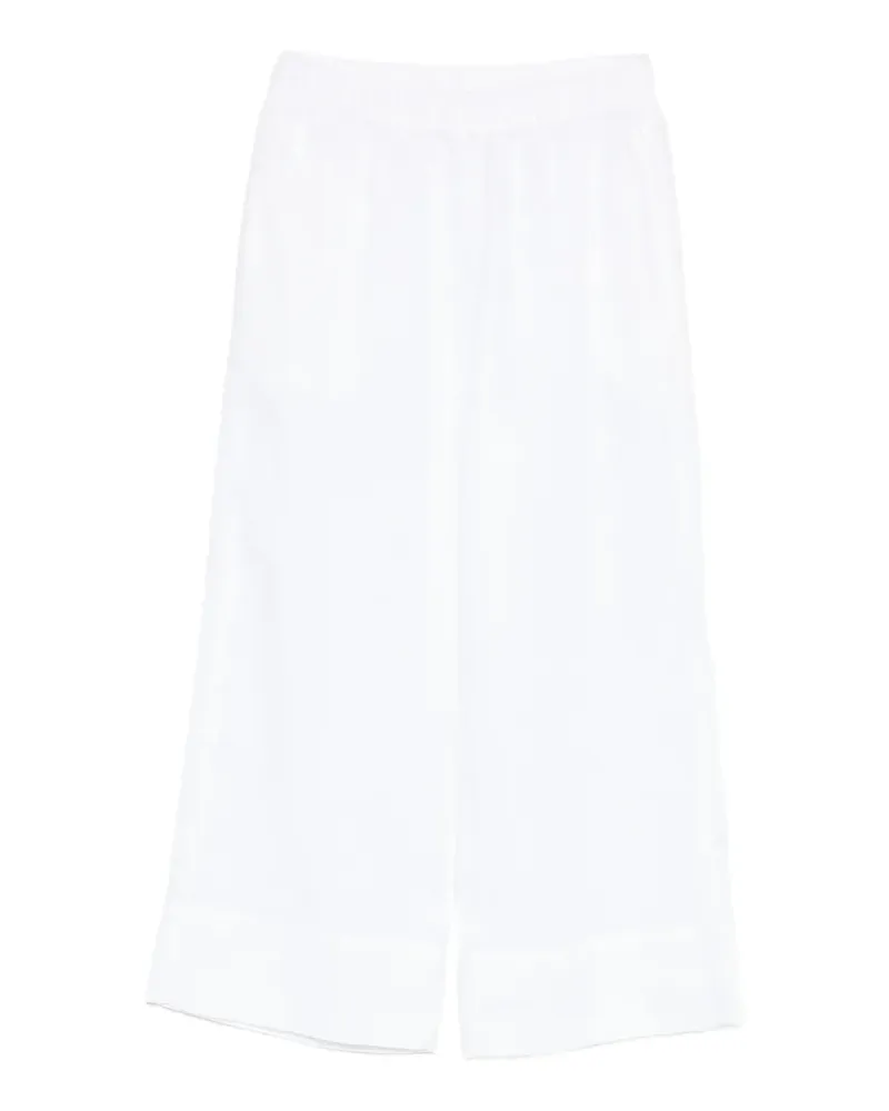 XACUS Jeanne elasticated trousers - Weiß Weiß