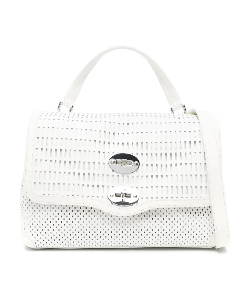 Zanellato Kleine Postina Handtasche - Weiß Weiß
