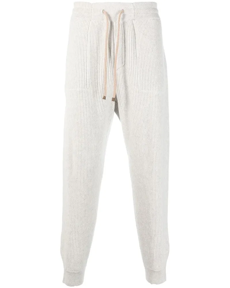 Brunello Cucinelli Jogginghose aus Kaschmir - Grau Grau