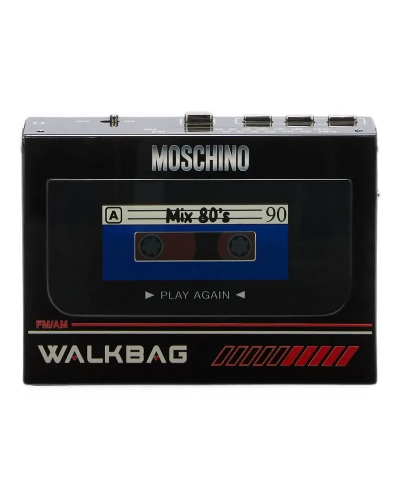 Moschino Walkbag Schultertasche - Schwarz Schwarz