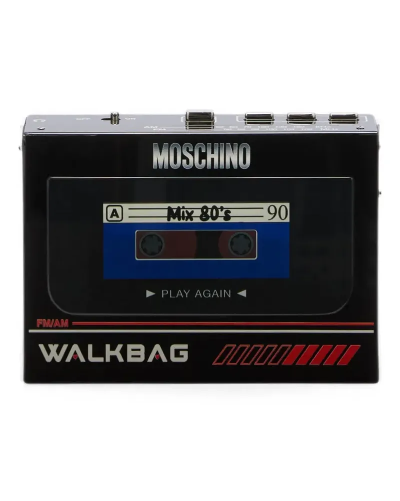 Moschino Walkbag Schultertasche - Schwarz Schwarz