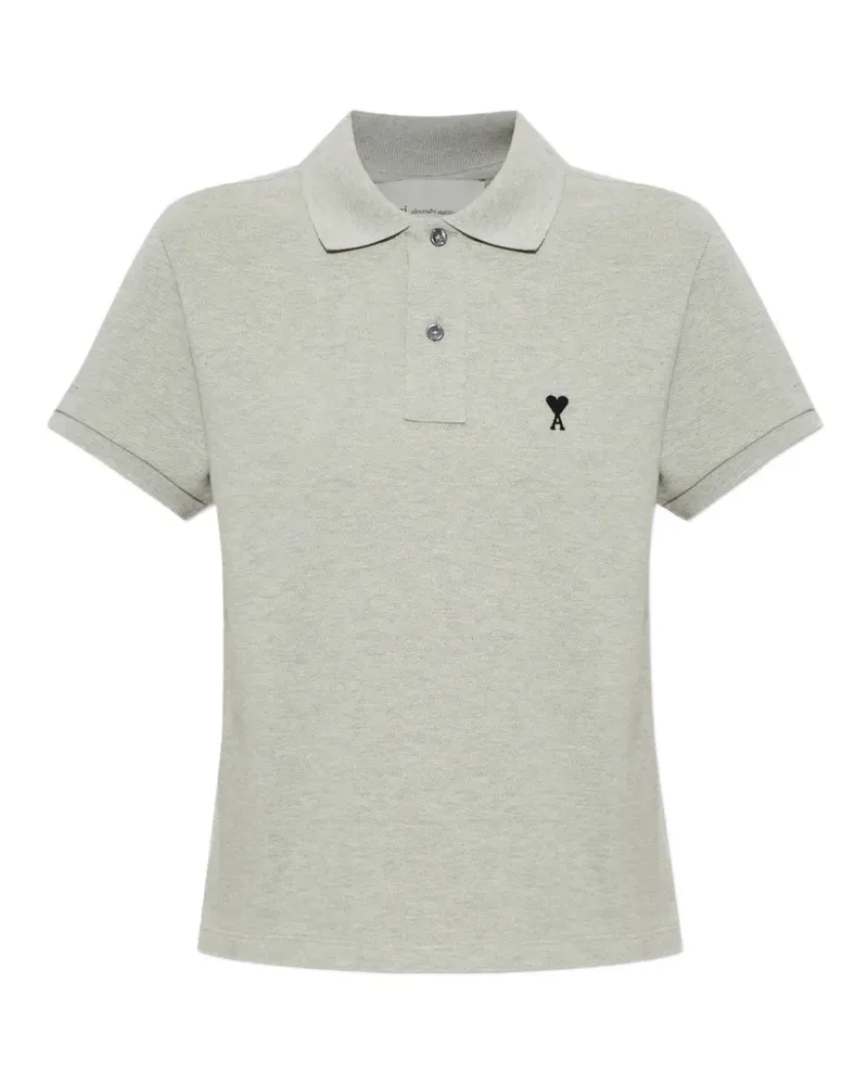AMI Paris Ami de Coeur polo shirt - Grau Grau