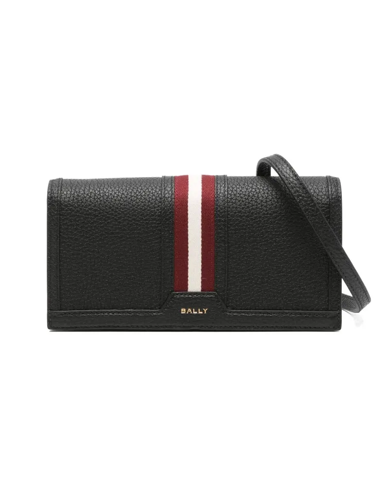 Bally striped crossbody bag - Schwarz Schwarz