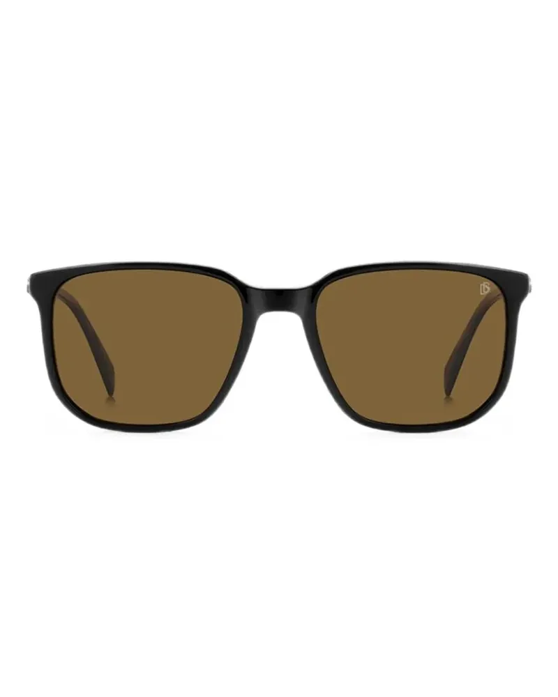 EYEWEAR by DAVID BECKHAM square-frame clip-on sunglasses - Braun Braun