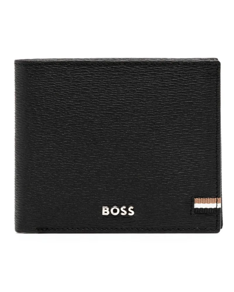 HUGO BOSS Portemonnaie mit Logo - Schwarz Schwarz