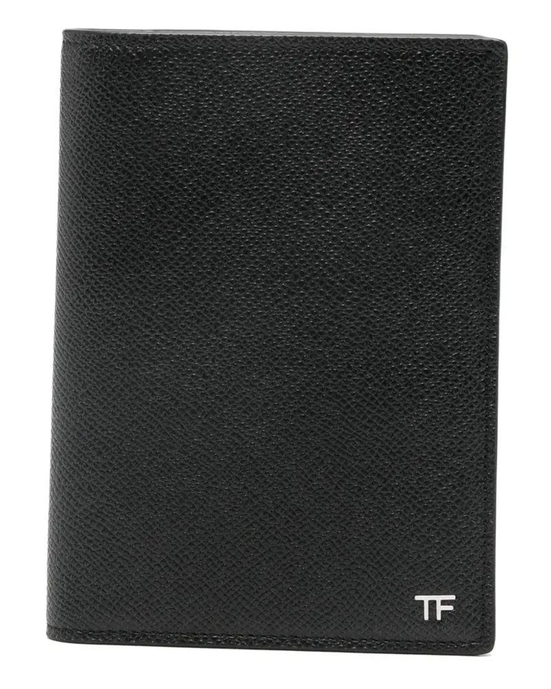 Tom Ford Kartenetui mit Logo-Schild - Schwarz Schwarz