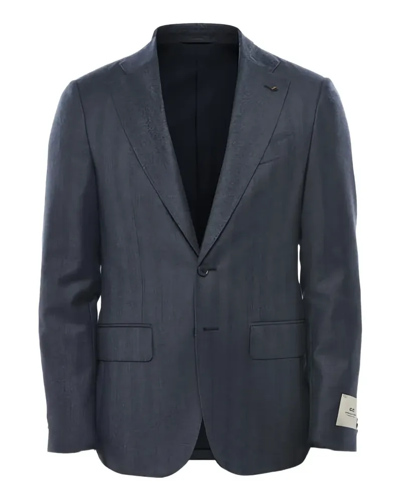 Corneliani two-button single-breasted blazer - Blau Blau