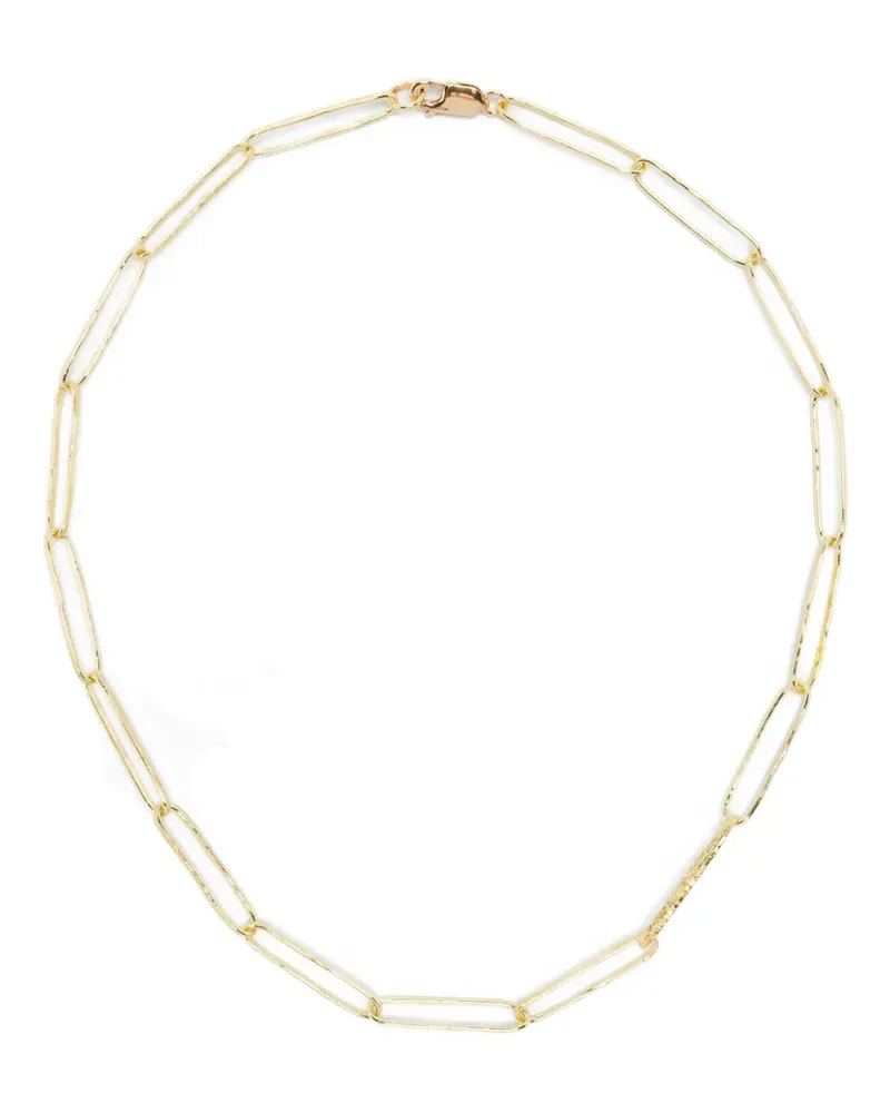 Wouters & Hendrix 18K yellow gold hammered-link necklace Gold