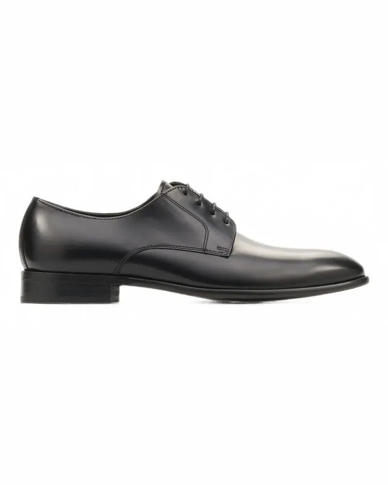 Lottusse Regent leather derby shoes - Schwarz Schwarz