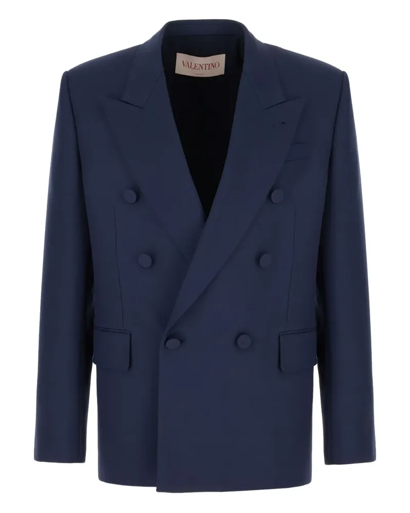 Valentino Garavani Cabanjacke aus Gabardine - Blau Blau