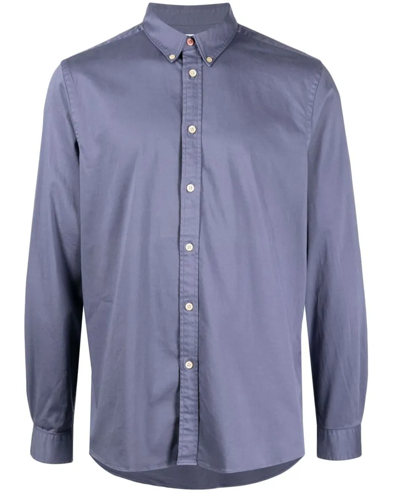 Paul Smith Hemd mit Button-down-Kragen - Blau Blau