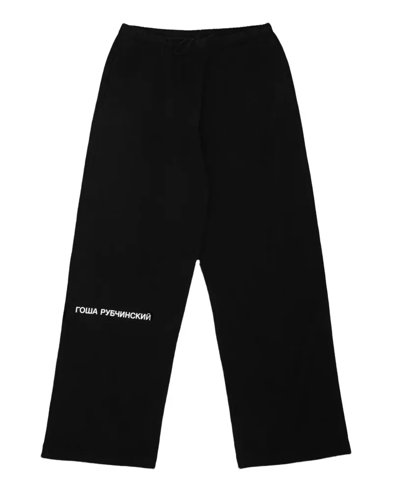 Gosha Rubchinskiy logo-print track pants - Schwarz Schwarz