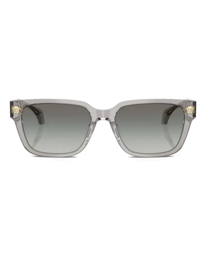 Versace Eckige Sonnenbrille - Grau Grau