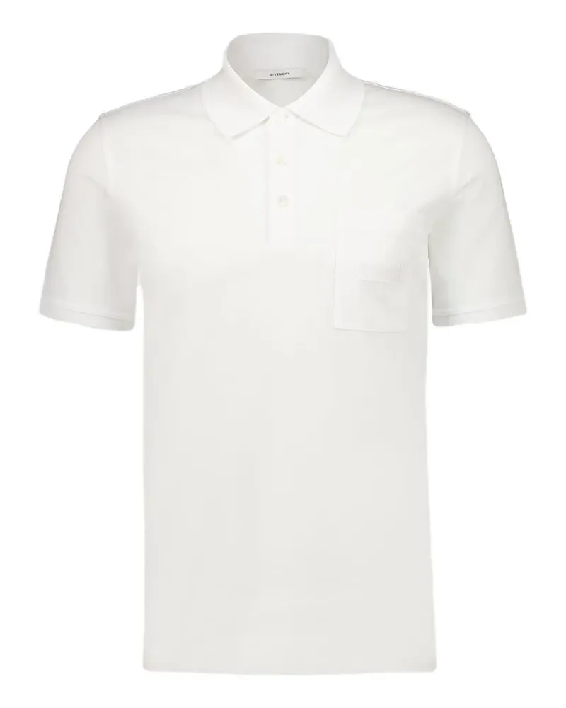 Givenchy Poloshirt mit aufgesetzter Tasche - Weiß Weiß