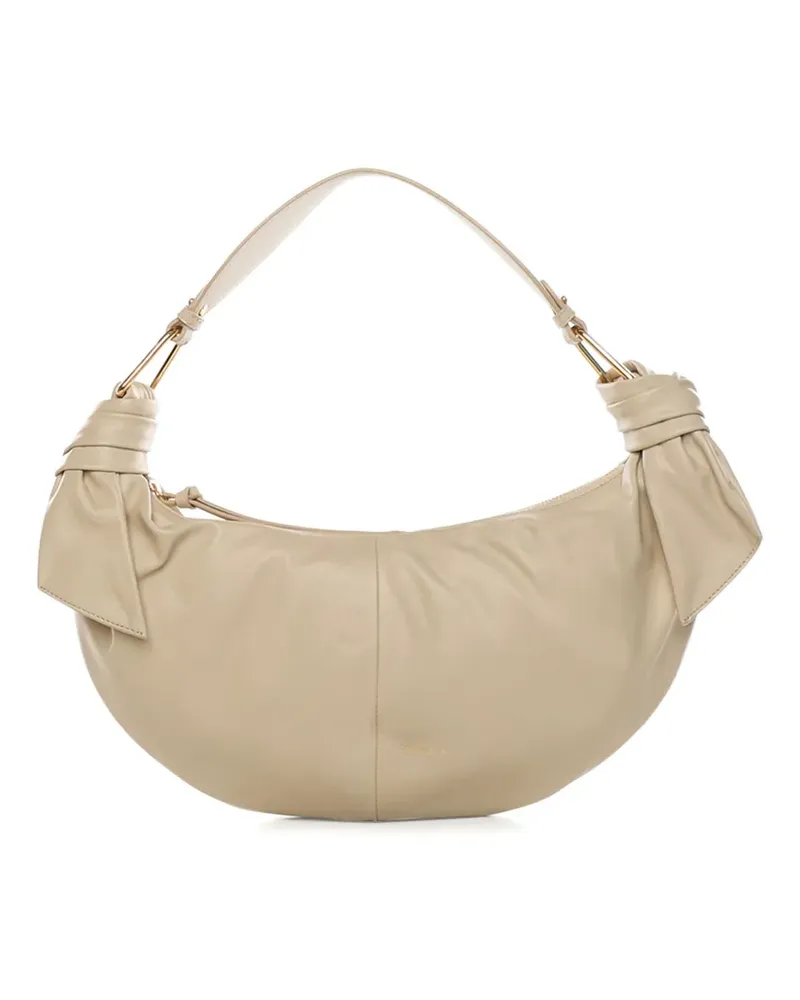 Coccinelle medium knotted tote bag - Nude Nude