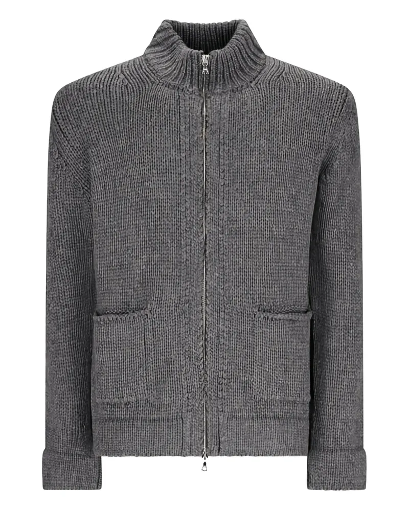 Fabrizio del Carlo Cardigan mit Reißverschluss - Grau Grau