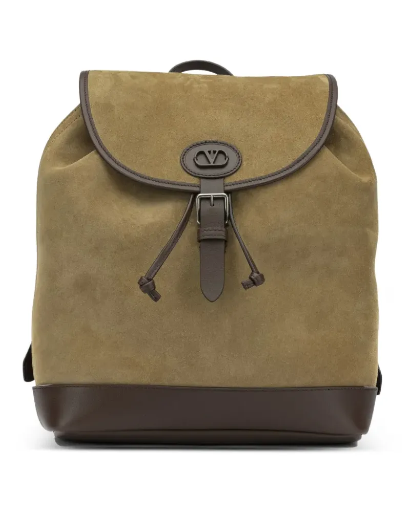 Valentino Garavani Antibes Rucksack aus Wildleder - Nude Nude