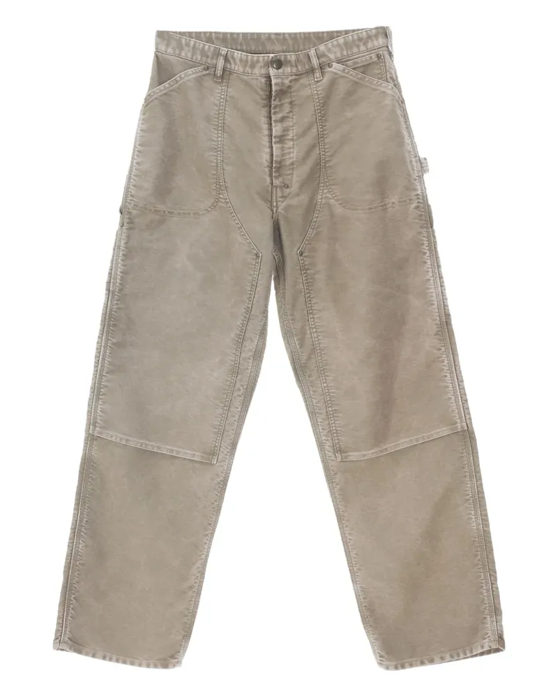 Maison Margiela Hose mit Kontrasteinsätzen - Grün Grün