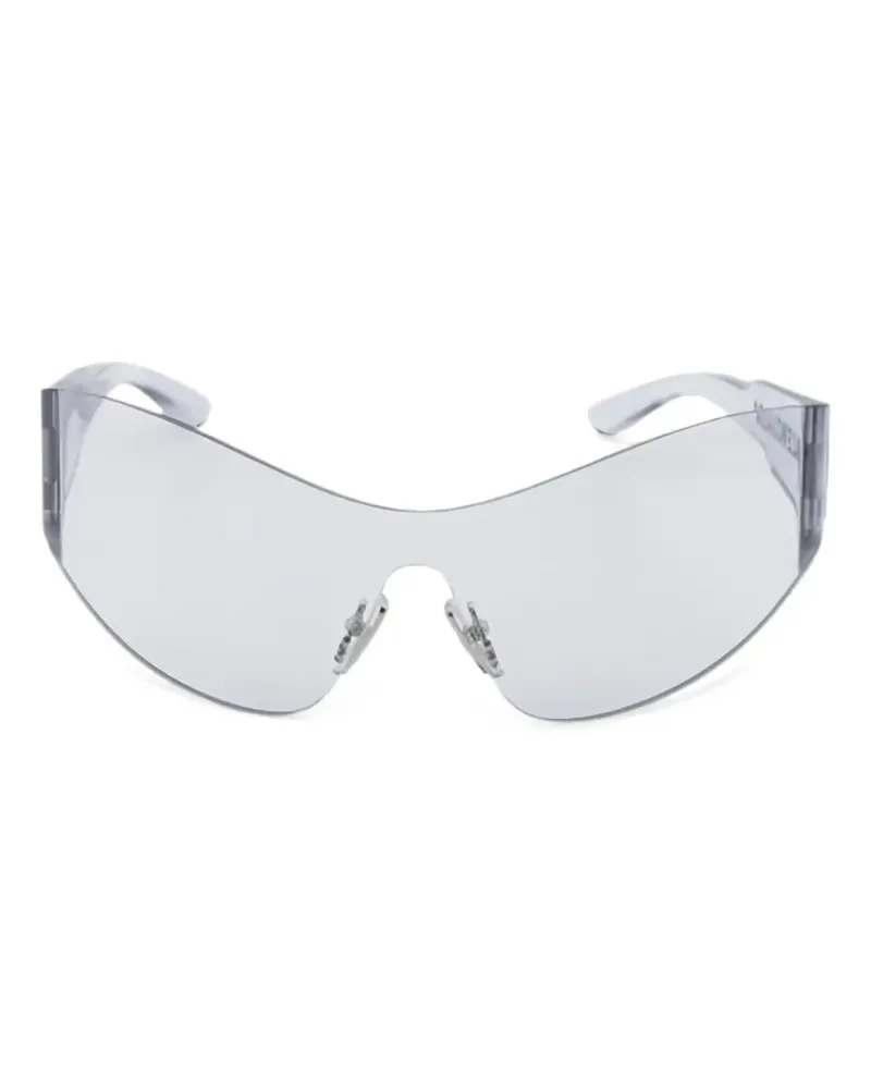 Balenciaga Rahmenlose Sonnenbrille - Weiß Weiß