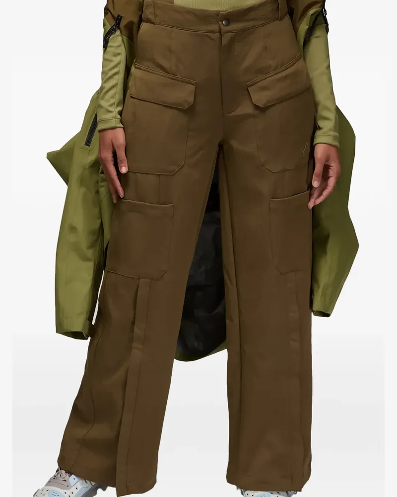 Jordan logo-patch cargo pants - Grün Grün