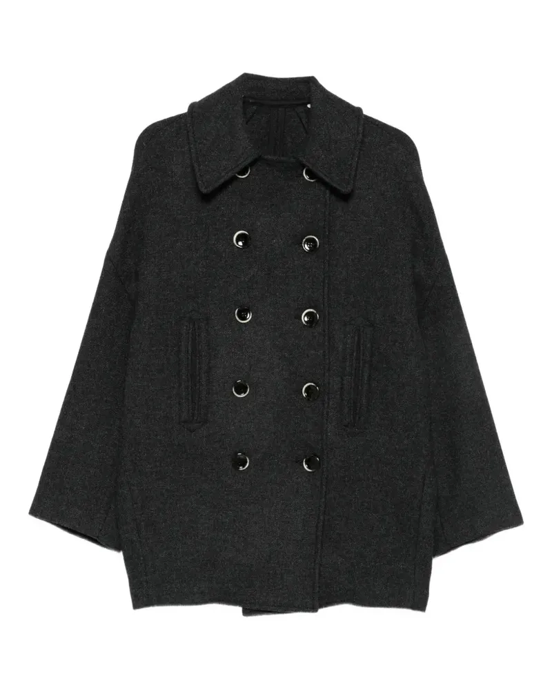 nine:inthe:morning double-breasted coat - Grau Grau