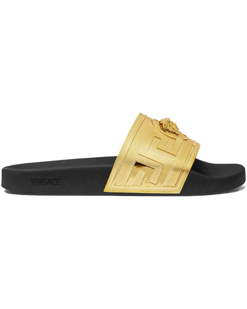 Versace La Medusa Pantoletten - Gold Gold