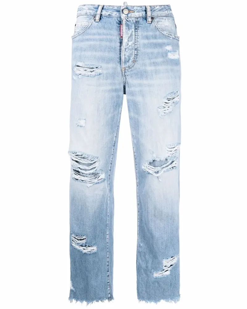 Dsquared2 Jeans im Distressed-Look - Blau Blau