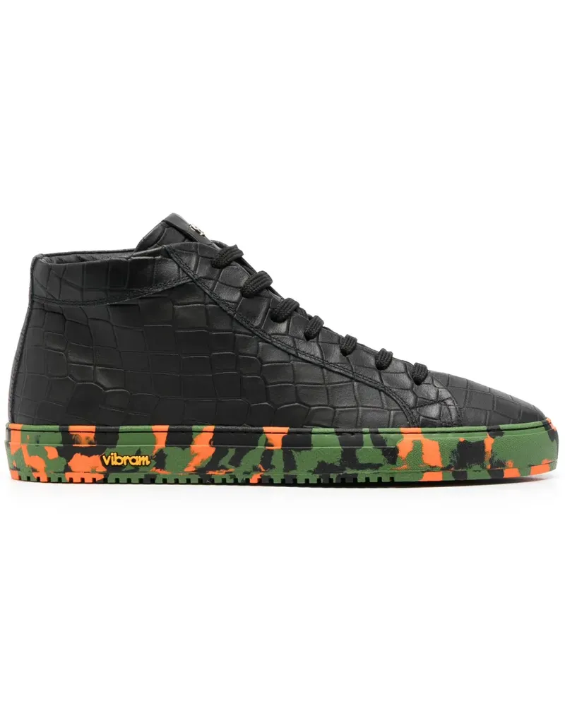 Hide & Jack Essence High-Top-Sneakers - Schwarz Schwarz