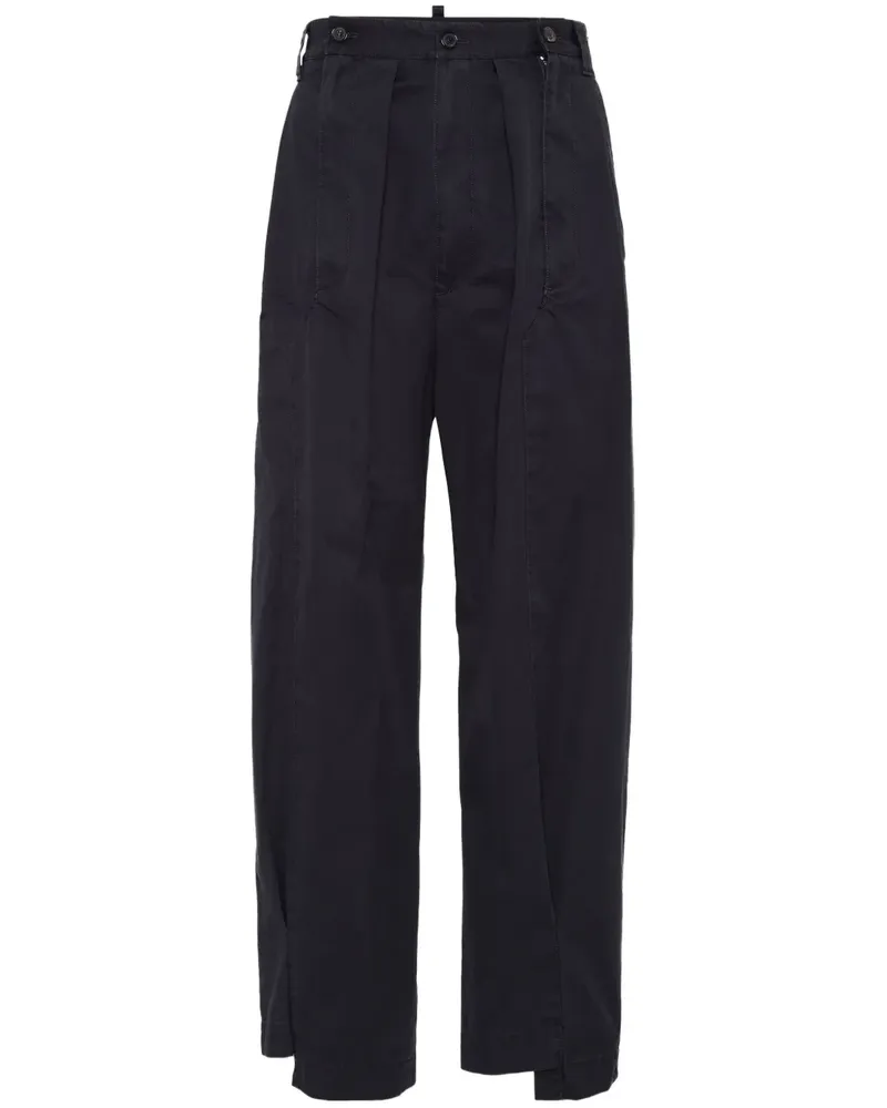 Dsquared2 Hose mit geradem Bein - Schwarz Schwarz