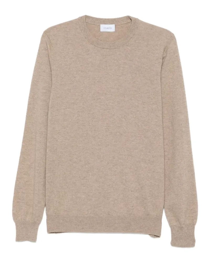 Malo Pullover mit rundem Ausschnitt - Nude Nude