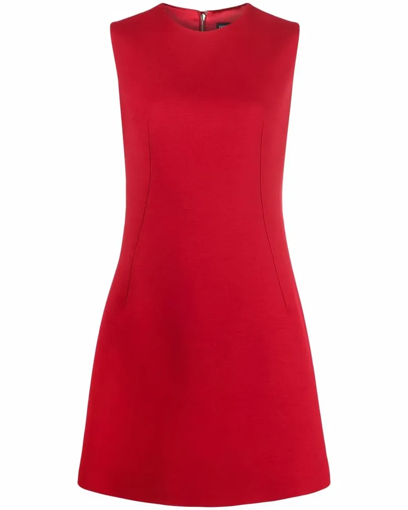 Dolce & Gabbana Ärmelloses Minikleid - Rot Rot