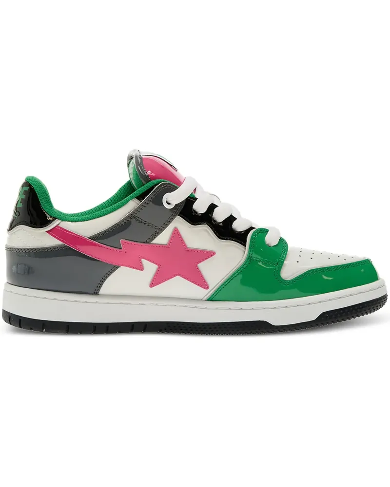 BAPE Sneakers mit Stern-Patch - Grün Grün