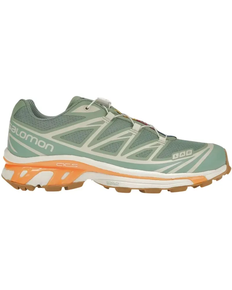 Salomon XT-6 "Granite Green/Blazing Orange" Sneakers - Grün Grün